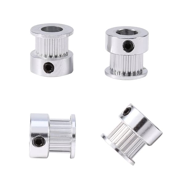 2 stk. GT2 Remskive 20 Tænder 8mm Timing Remskive Aluminium Legering Til