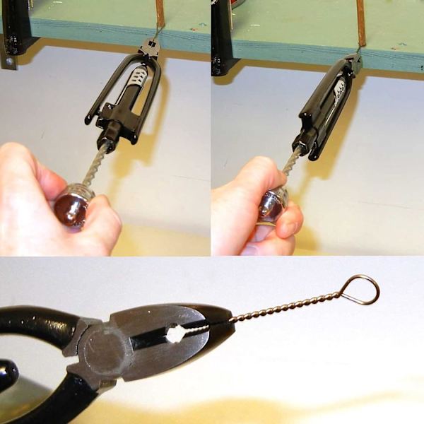 Låse-tang Aircraft Sikkerhedstråd Twisting Tang, 6\" Høj Kulstof
