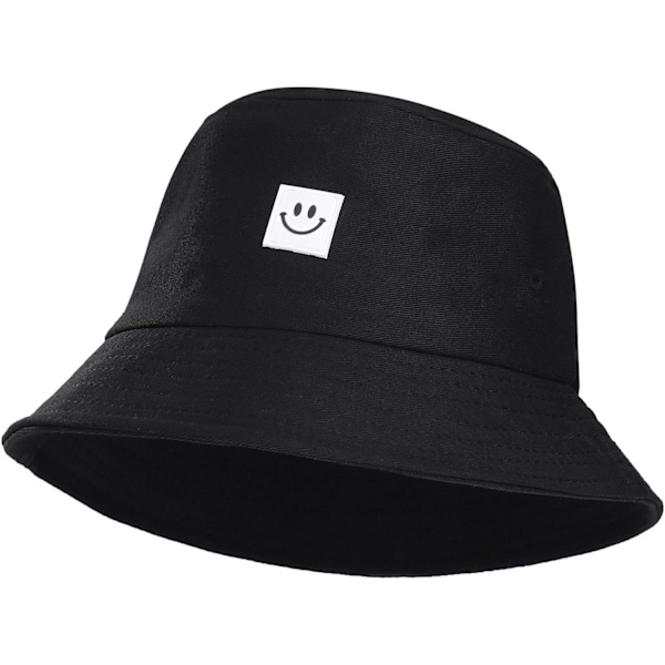 Unisex Buckethatt i Bomull, Vikbar, UV-Skydd, Andningsbar, Solhatt