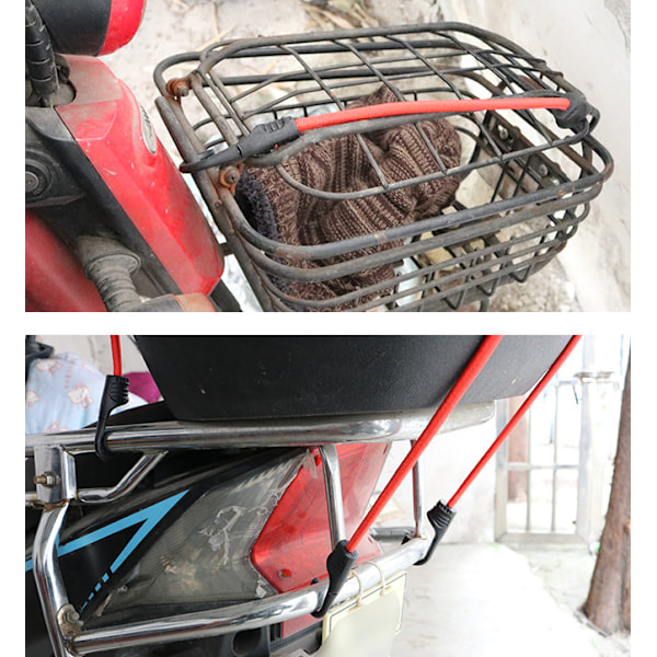 4 Bagagekroge til cykel, elastisk reb til bagage, motorcykellast