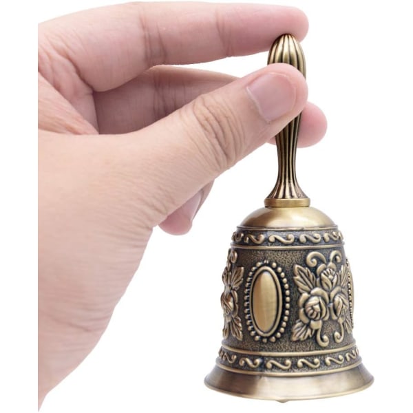 Hand Bell Call Bell Mässing Bröllopsklockor (mässing)