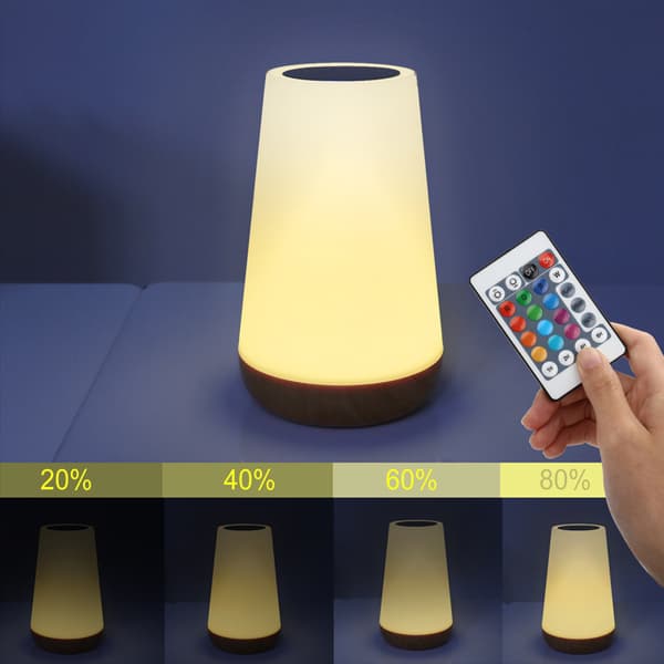 Touchlampa, Bärbar Bordssensorstyrd Sänglampa med Snabb