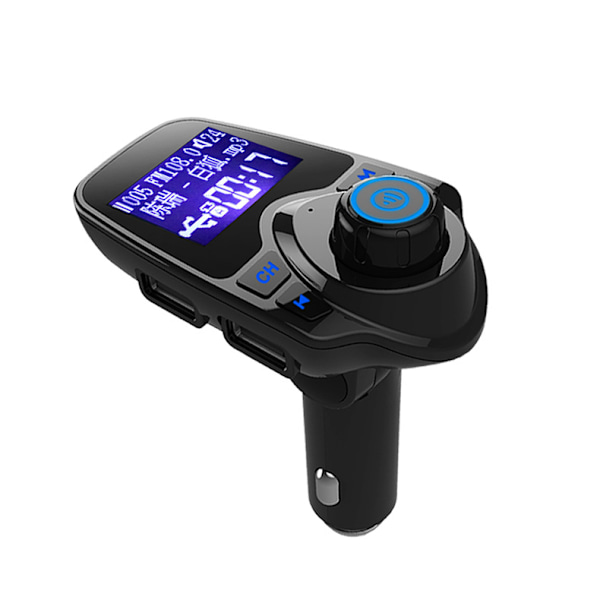 T11 Car Mp3 Player Wireless Bluetooth HandsFree Dual USB Charger Fm Transmitter with Charger TF AUX Multifunction