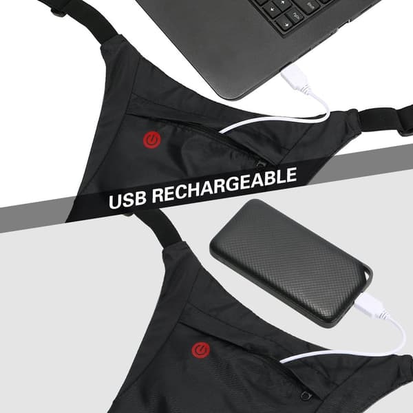 Reflekterende Cykelvest, Reflekterende Rygsæks Klips Tilbehør, USB