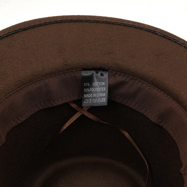 Cowherd Western Cowboyhatt Ull Jazz Topphatt for Menn og Kvinner (