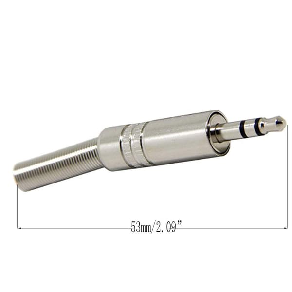 12 stk Loddejack-stik 3,5 mm 3-polet, Audio Loddeforbindelse DXGHC