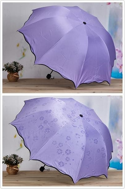 Parasol Anti UV Foldbar Parasol Dame Parasol Kvinder Foldbar
