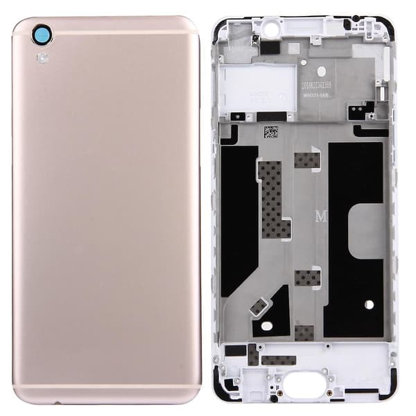 Batterilucka + LCD-ram för Oppo R9 / F1 Plus DXGHC