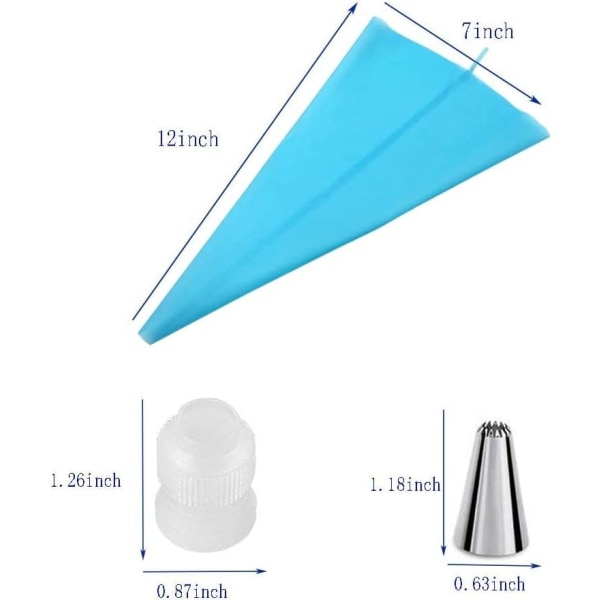 Sprøytepose og tips - Kakedekorasjonssett - Bakeutstyr