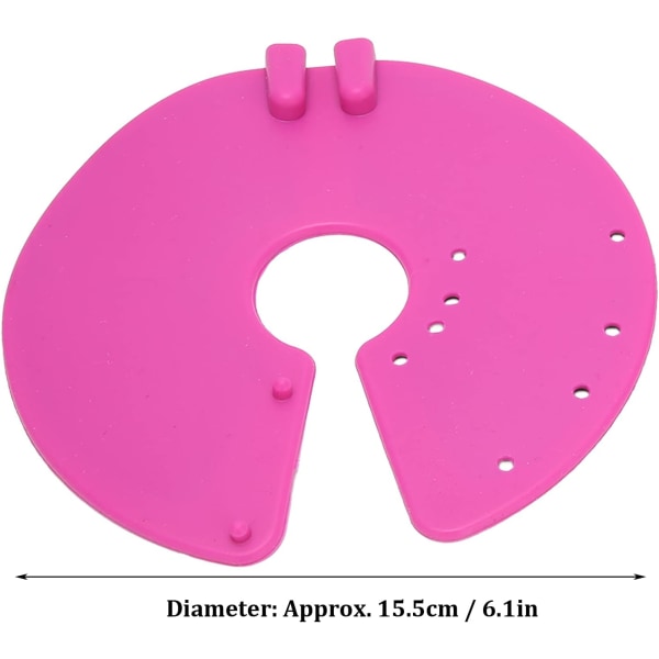 2 delar bröstdyna elektroddyna, 15,5 cm Diameter Fysioterapi P