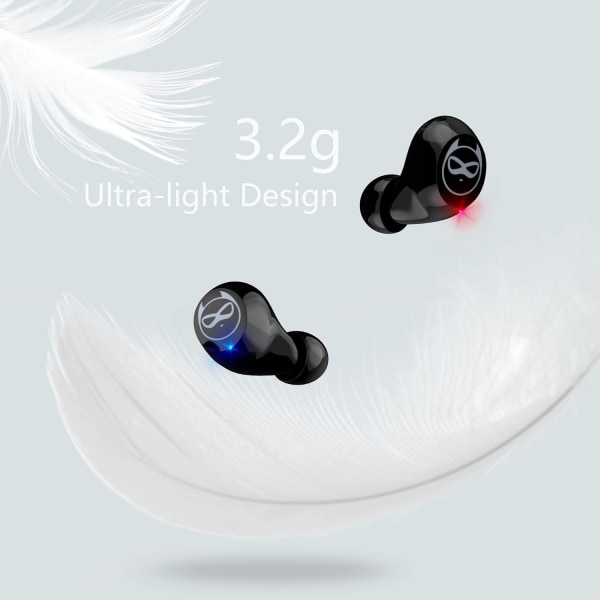 Bluetooth hörlurar, trådlösa Bluetooth 5.0 Sport hörlurar Waterp