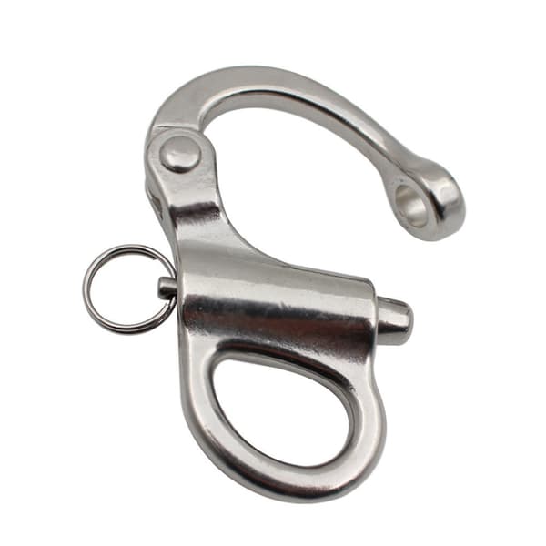 Snap Shackle Hurtigudløsning Rustfrit Stål Fast Shackle Anker B