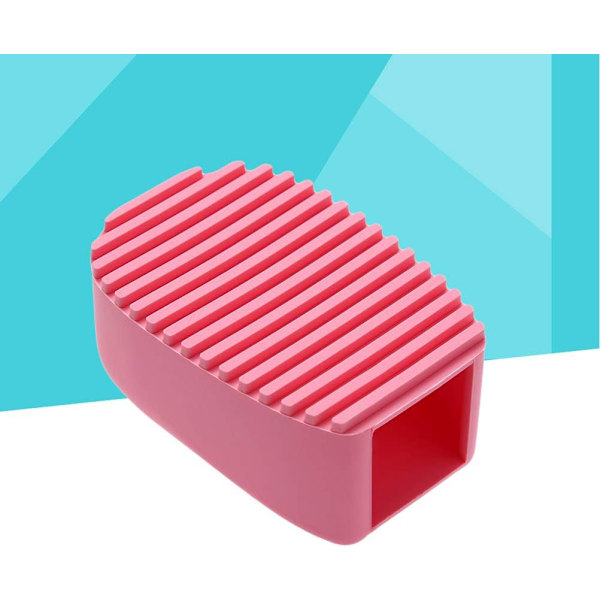 Mini Rosa Resevärde Tvätbräda med Rengöringsborste för Hem, Resa DXGHC