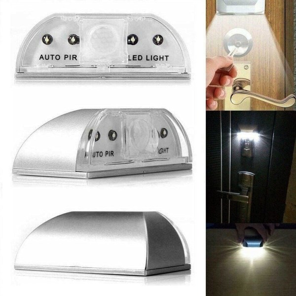 Nøglehul lampe Batteridrevet PIR infrarød trådløs automatisk sensor