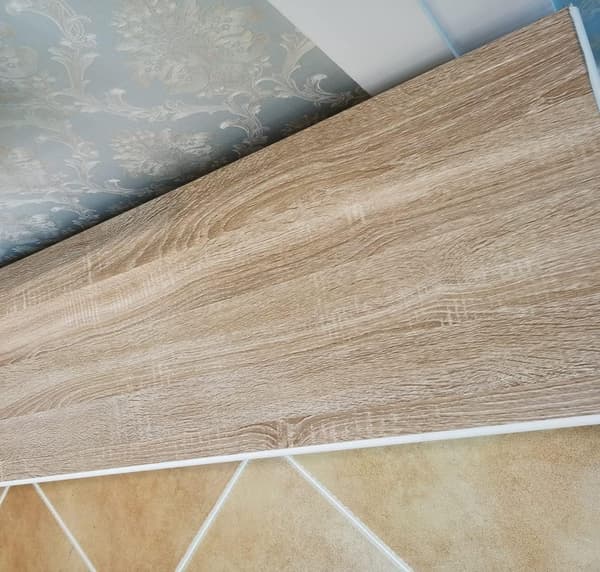 Ljus Träpappersmöbeldekal Rustik Trä Limvinyl Rulle