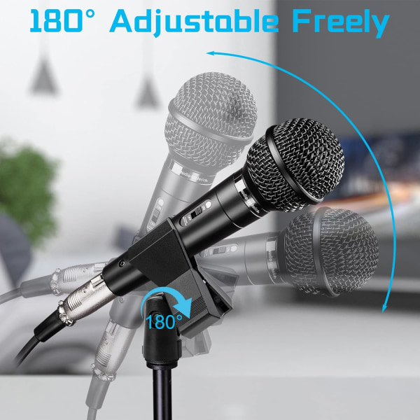 4 delar mikrofonklämma, universal mikrofonhållare, Adjus DXGHC