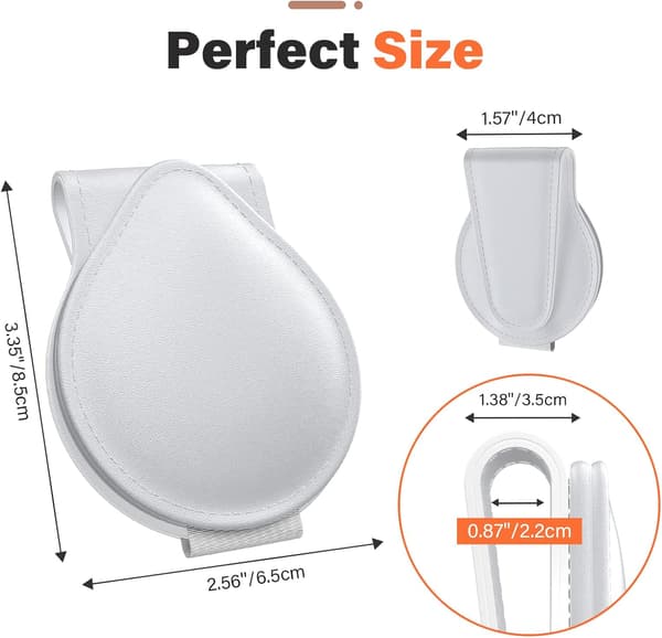 2-pack Solglasögonklämmor för solvisir, solglasögonklämma, hållare