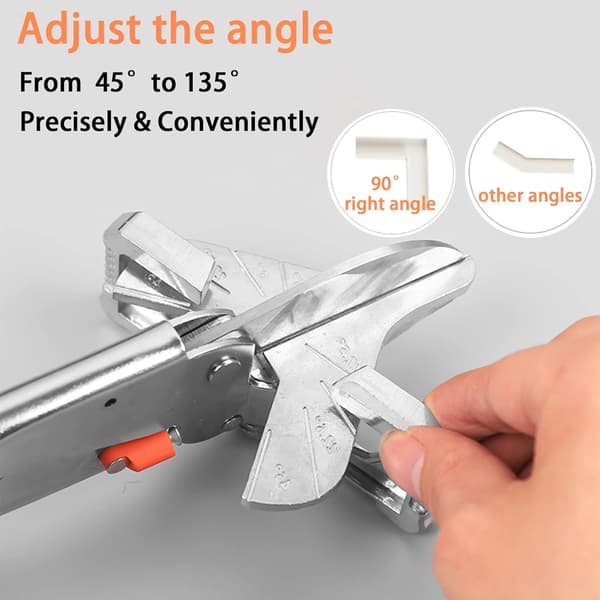 Sharp Multi-Angle Miter Sakset 0-135 Asteella, Säädettävä Kulma