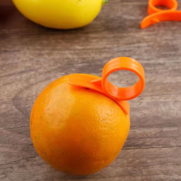 2X Apelsinöppnare Skalare Cutter Cutter Plast Citrus Citron