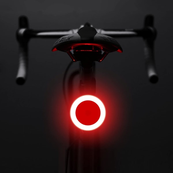 Bike Tail Light, Rechargeable LED Bicycle Rear Light for Night Riding, Cute Bike Accessories, Bright Heart Shape Taillig