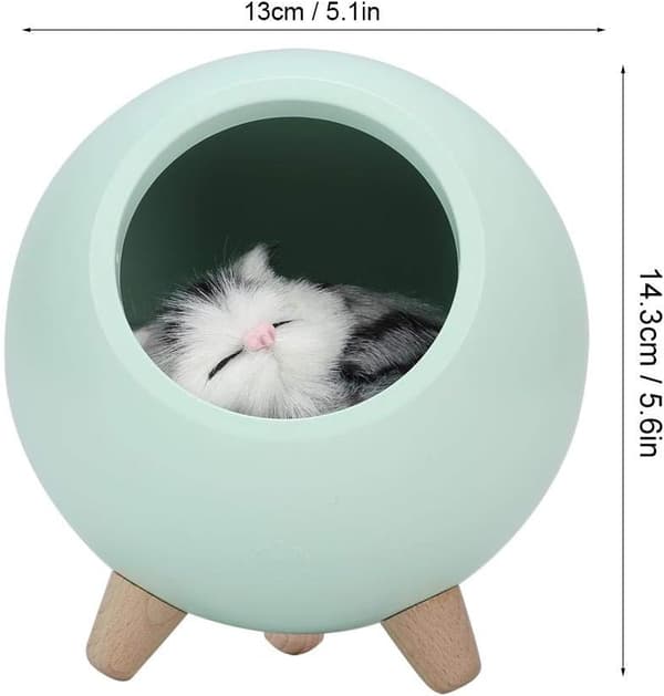 Katte-natlampe, sød katte-natlys