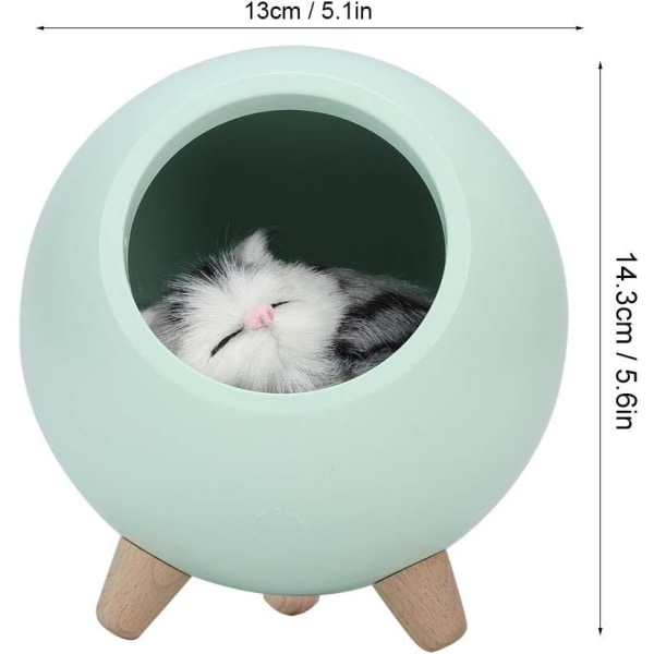 Lampe de table pour animal de compagnie chat, veilleuse chat mign