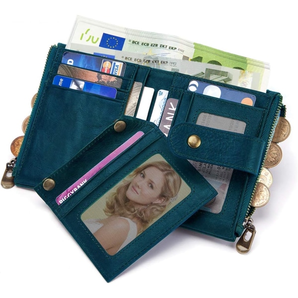 Companion Damplånbok i äkta läder RFID Blocking Women's Co