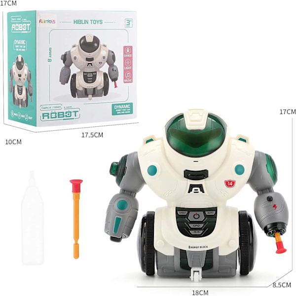 Robotleksak för barn, pojkar och flickor, dansar, sjunger och går