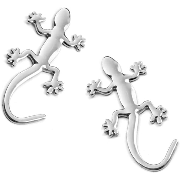 Stjärnlogotyp Gecko Metall 3D Bilmärke Emblem Dekal Solid Bilmärke