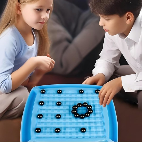 Magnetiskt Schackspel, 2024 Nytt Magnetspel, Bärbart Magnetiskt Schackset Brädspel Set, Roligt Bordsspel Magnet