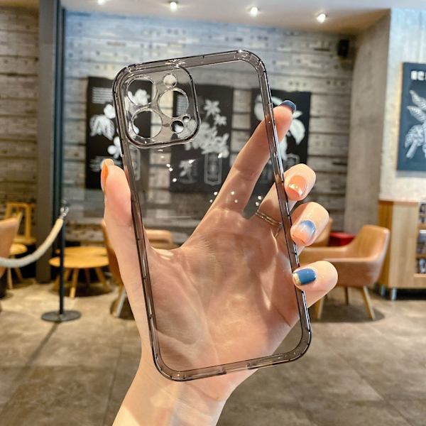 iPhone 13 Pro Max Mobilskal - Transparent Silikon Skydd