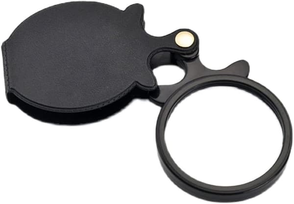Set med 2 Mini Vikbara Fickförstoringsglas med Rotations Pro