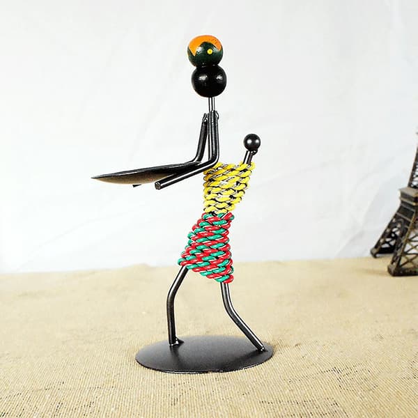 Metal Creative Retro Ljusstake Matbord Human Modeling DXGHC