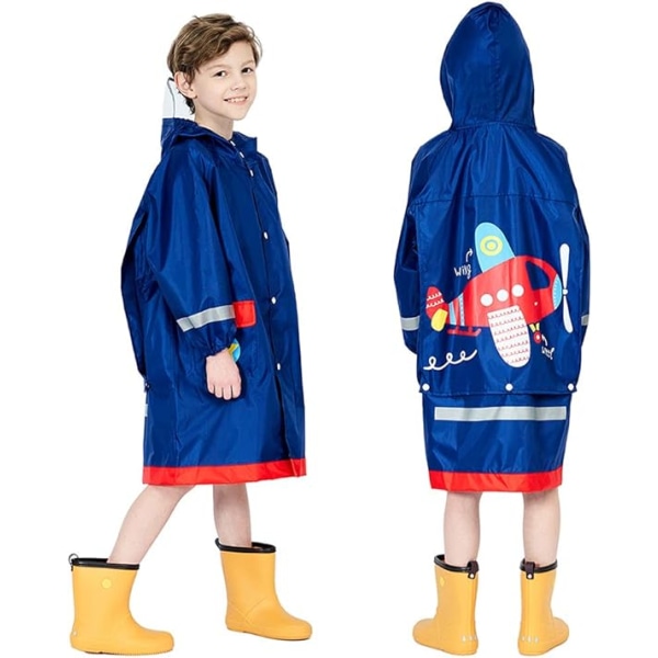 1 pakke, børne regnfrakke ponchojakke piger drenge vandtæt poncho
