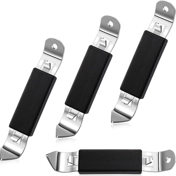 4-delt magnetisk flaskeåpner Klassisk ølflaskeåpner Rustfritt