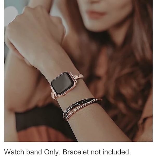 Remsor i rustfrit stål kompatibel med Apple Watch remme 38mm 42