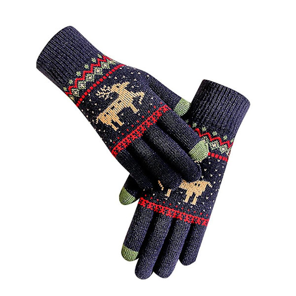 Særlige varme uld jacquard søde elg handsker Jul vinter varm
