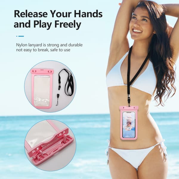 Vanntett Smartphone-pose IPX8 Vanntett Telefonveske for iPhone