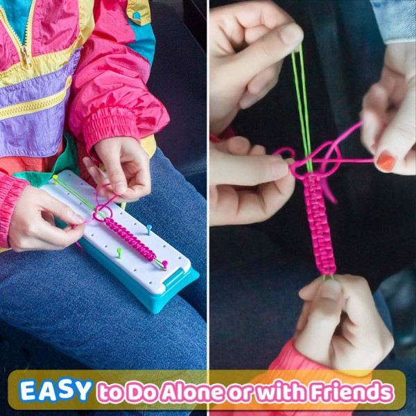 Ystävyyden rannekorun valmistussarja tytöille, tee-se-itse askartelusarjat leluille
