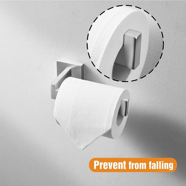 Toiletpapirholder i Børstet Stål, Rustfrit Stål Toilet Rulleholder