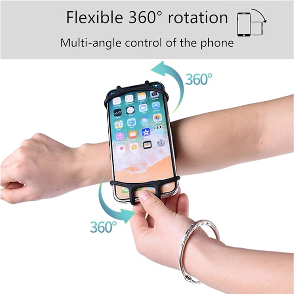 Sports Armbånd til Mobiltelefon Jogging Sport Wristband Arm Lomme