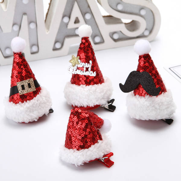 Fyra stycken populära julklappshårklämmor säljs