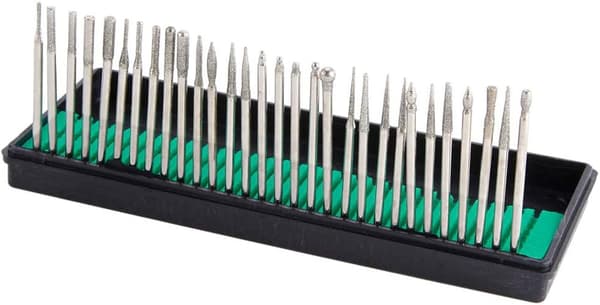 30 st 3mm Skaft Diamantrörelser för Glas, Marmor, Sten  DXGHC