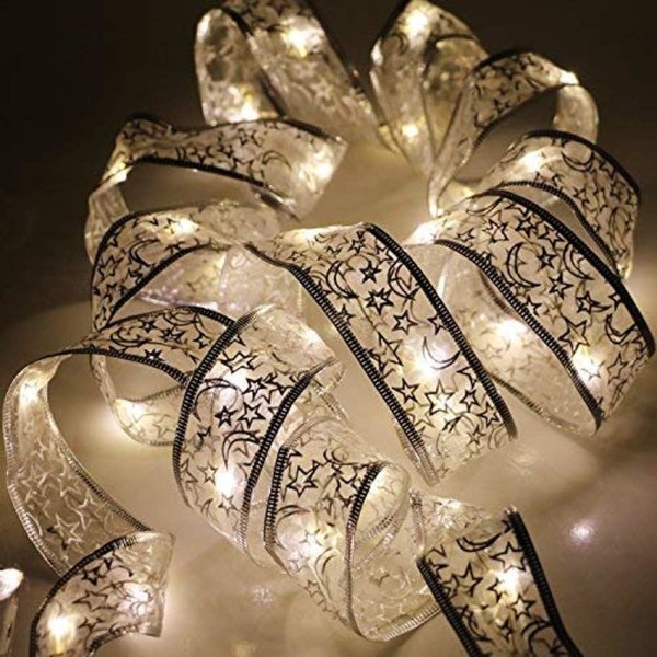 LED Lysstreng, Lysstreng, Ribbet Stribet LED Lys, 40 LED