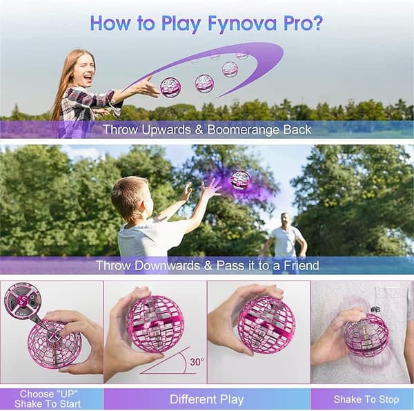 Flyvende Bold Legetøj Hover Ball Flyvende Orb Håndstyret Mini Dr DXGHC