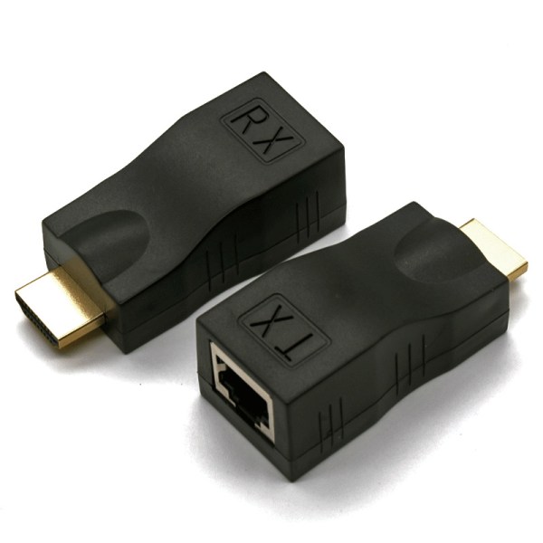 HD HDMI enkelt nettverkskabelforlengelse rj45 til HDMI nettverk si