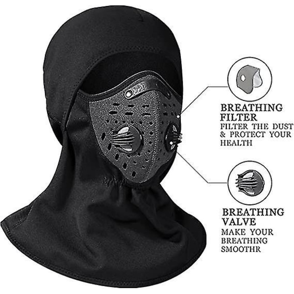 Dww-ski Mask Balaclava Winter Mask Herr Balaclava Kallt väder DXGHC