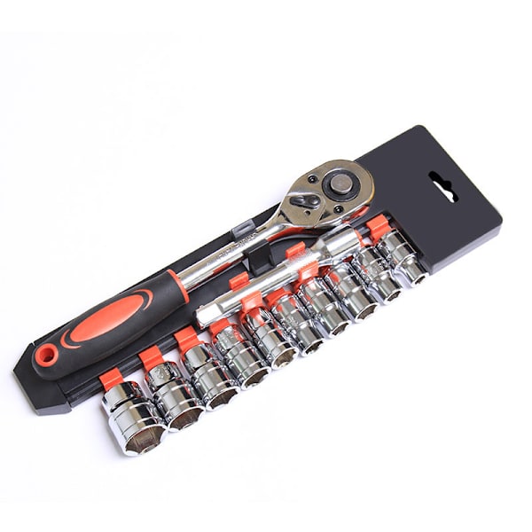 12-delad 1/2\" hylsesats, 8-24mm metrisk med 24-tandad snabb