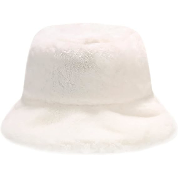 Vinter Faux Fur Pelskasket Fluffy Fuzzy Varmt Hat Plush Fish