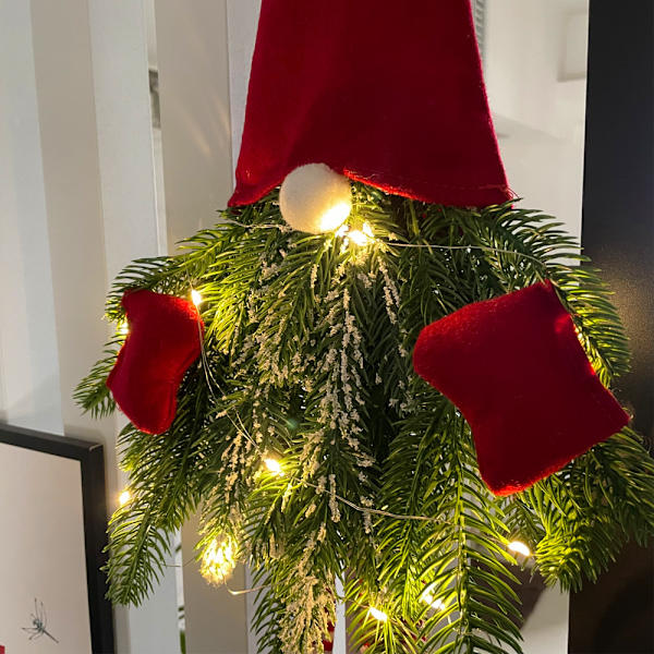 Julepynt Julenisser med lange bein Julepynt